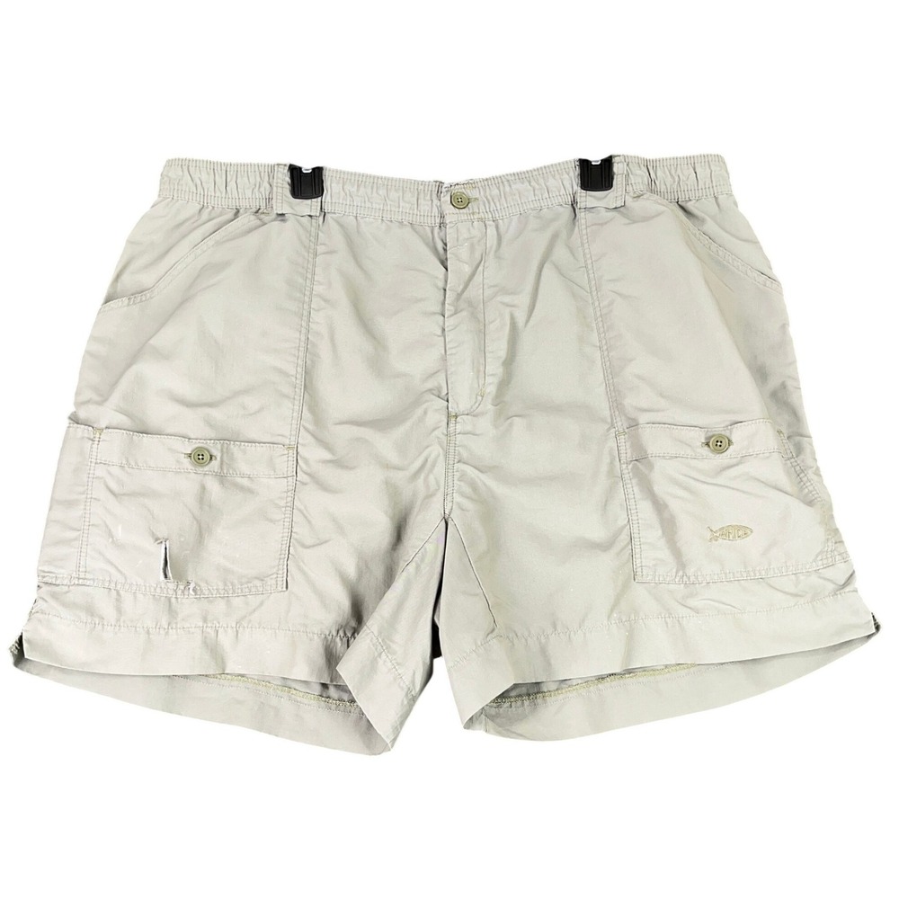 AFTCO Performance Fishing Shorts Mens 44 Nylon Cargo Pocket Utility‎